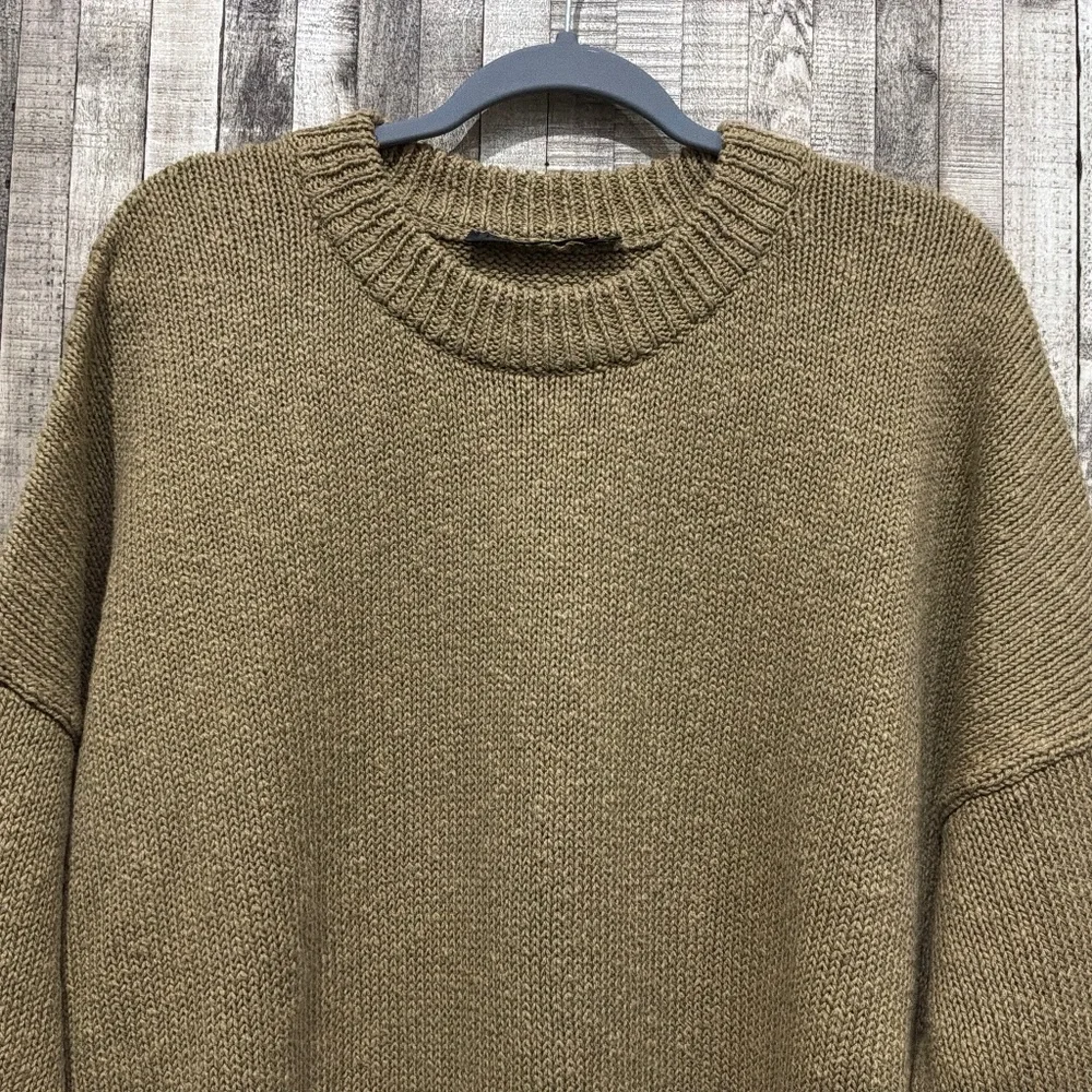 JENNI KAYNE CRUISE CACOON CREWNECK SAFARI TAN NWOT - Picture 2 of 6